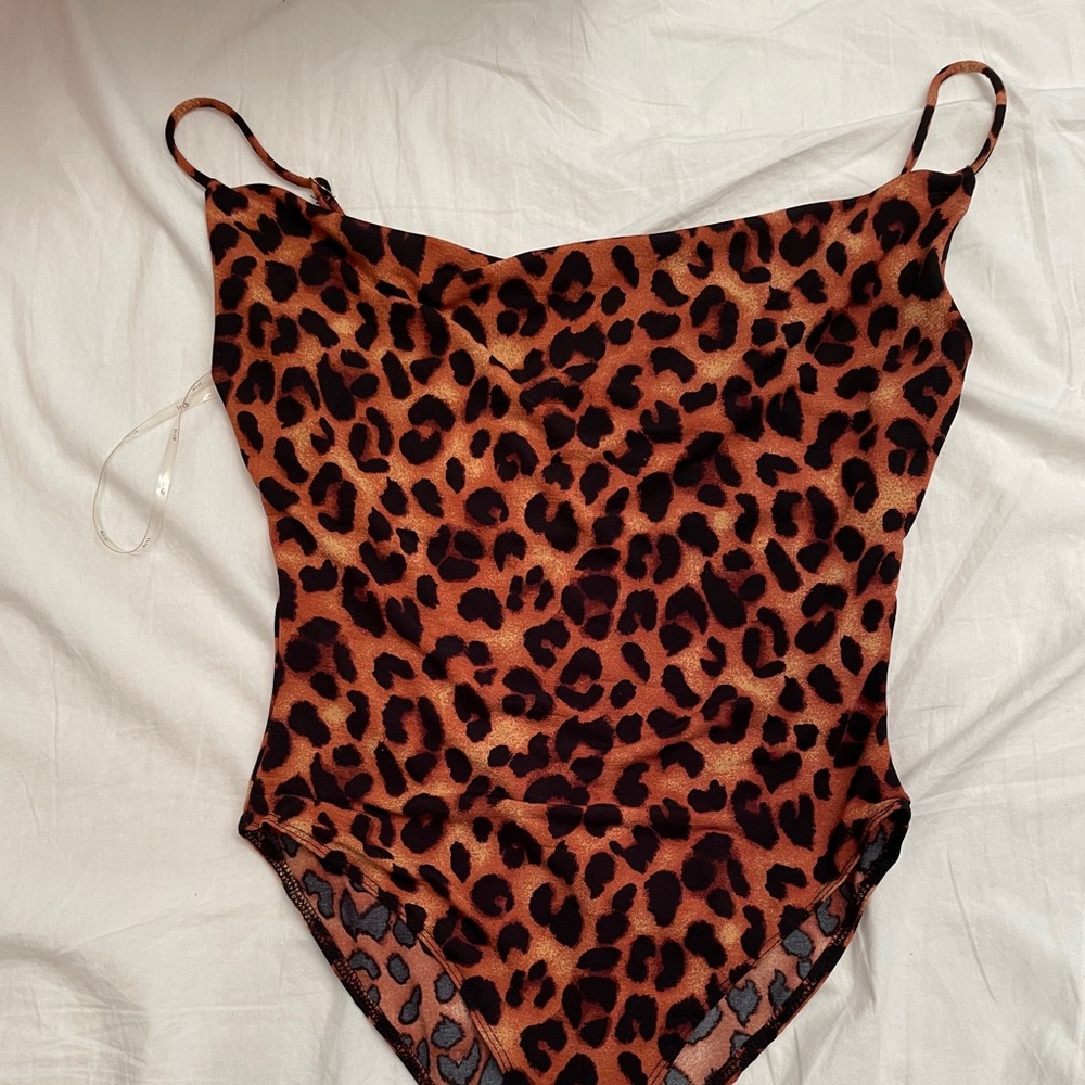 Cheetah print body suit